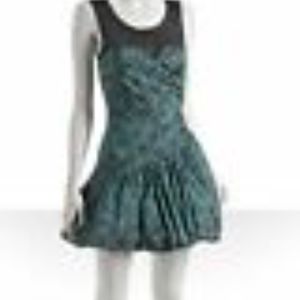 Betsey Johnson Glamorama Illusion Silk Dress Size6
